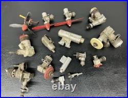 Vtg Lot RC Model Parts Airplane Car Boat Engine Muffler K&B McCoy Wen-Mac Max
