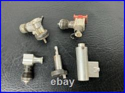 Vtg Lot RC Model Parts Airplane Car Boat Engine Muffler K&B McCoy Wen-Mac Max