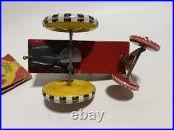 Vtg Marx Disney Donald Duck Wind-up Dipsy Car With Box Restore Repair Parts