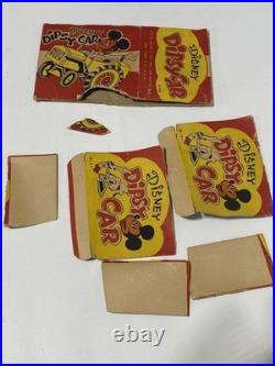 Vtg Marx Disney Donald Duck Wind-up Dipsy Car With Box Restore Repair Parts