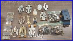 Vtg Massive 1/24 Slot Car 100's Parts Chassis Motors Tires Gears Restoration