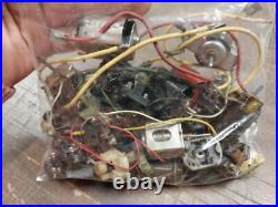 Vtg Massive 1/24 Slot Car 100's Parts Chassis Motors Tires Gears Restoration