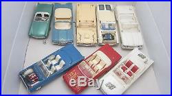 Vtg Model Kit Junkyard Convertible Car Parts Lot Chevy Impala, Ford, Pontiac +