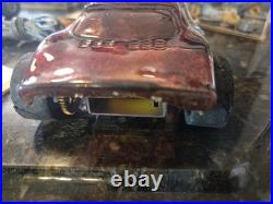 Vtg OFFICIAL SLOT CAR RACING CASE 1960s PARTS & SLOT CARS CLASSIC Thingie 1/24
