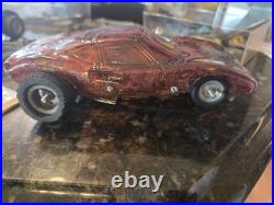 Vtg OFFICIAL SLOT CAR RACING CASE 1960s PARTS & SLOT CARS CLASSIC Thingie 1/24