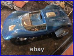 Vtg OFFICIAL SLOT CAR RACING CASE 1960s PARTS & SLOT CARS CLASSIC Thingie 1/24