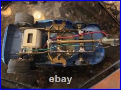 Vtg OFFICIAL SLOT CAR RACING CASE 1960s PARTS & SLOT CARS CLASSIC Thingie 1/24