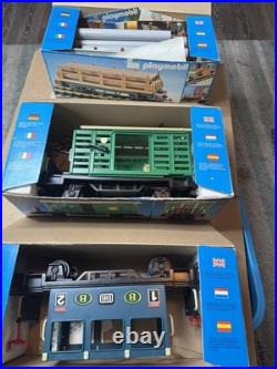 Vtg PLAYMOBIL 4100, 4121, 4105 Personenwagen OVP Waggon Incomplete For Parts