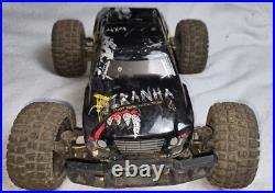 Vtg Piranha RC 4x4 Truck Car & Transmitter 2.4G Remote control PARTS REPAIR