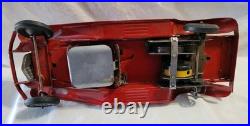 Vtg Siren Fire Chief Metal Toy Car Circa 1930 Girard 14 Restore or Parts READ