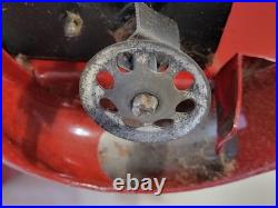 Vtg Siren Fire Chief Metal Toy Car Circa 1930 Girard 14 Restore or Parts READ