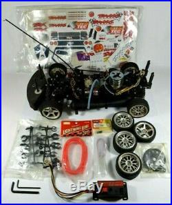 Vtg TRAXXAS 4Tec 1/10 Scale Nitro RC Car 4WD HPI RS4 EVO Losi UNTESTED AS IS