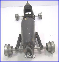 Vtg Tether Gas Powered Car Chassis Axles Suspension Parts Cox Gilbert Testors