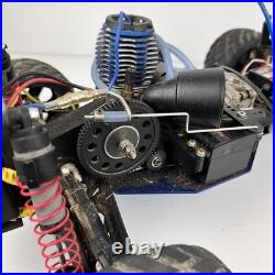 Vtg Traxxas Nitro RC Car/Truck Rolling Chassis with Engine RC Buggy PartsRepair