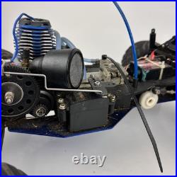 Vtg Traxxas Nitro RC Car/Truck Rolling Chassis with Engine RC Buggy PartsRepair