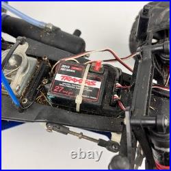 Vtg Traxxas Nitro RC Car/Truck Rolling Chassis with Engine RC Buggy PartsRepair