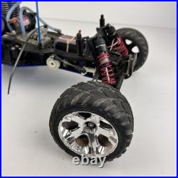 Vtg Traxxas Nitro RC Car/Truck Rolling Chassis with Engine RC Buggy PartsRepair