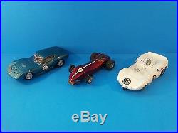 X3 Vintage 1/24 Slot Cars + Extra Parts Cox Classic Stingray ALL WORKING