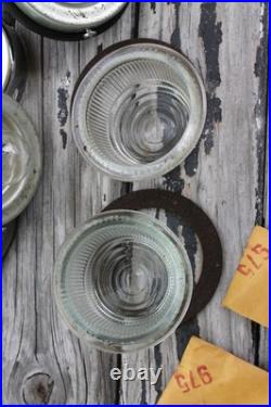 Yankee 975 Backup Light Hotrod Ratrod Vintage Pair chrome Glass lens