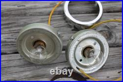 Yankee 975 Backup Light Hotrod Ratrod Vintage Pair chrome Glass lens