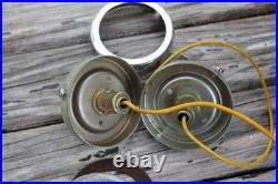 Yankee 975 Backup Light Hotrod Ratrod Vintage Pair chrome Glass lens