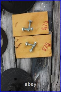 Yankee 975 Backup Light Hotrod Ratrod Vintage Pair chrome Glass lens