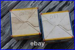 Yankee 975 Backup Light Hotrod Ratrod Vintage Pair chrome Glass lens