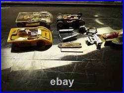 Yellow #4 AURORA AFX Super II Body, Clear Body and Parts. Vintage Slot Car Rare